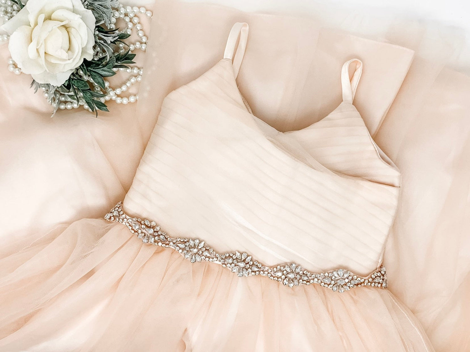 Rose Gold Crystal Belt  Style: EMMA