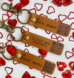 Personalized QR Code Voicemail Keychain