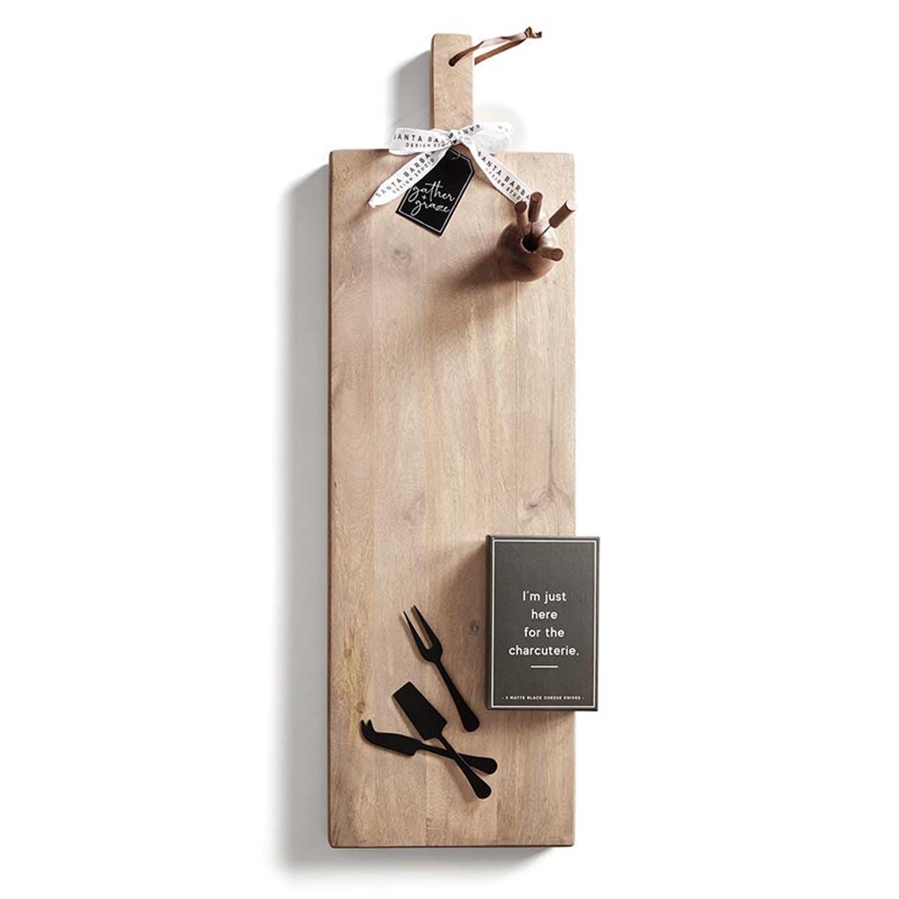 Rustic Entertaining Tray Serving Board Kitchen Display Wall Decor Dining Room Party Platter Food Presentation Large Cheese Board Host Gift