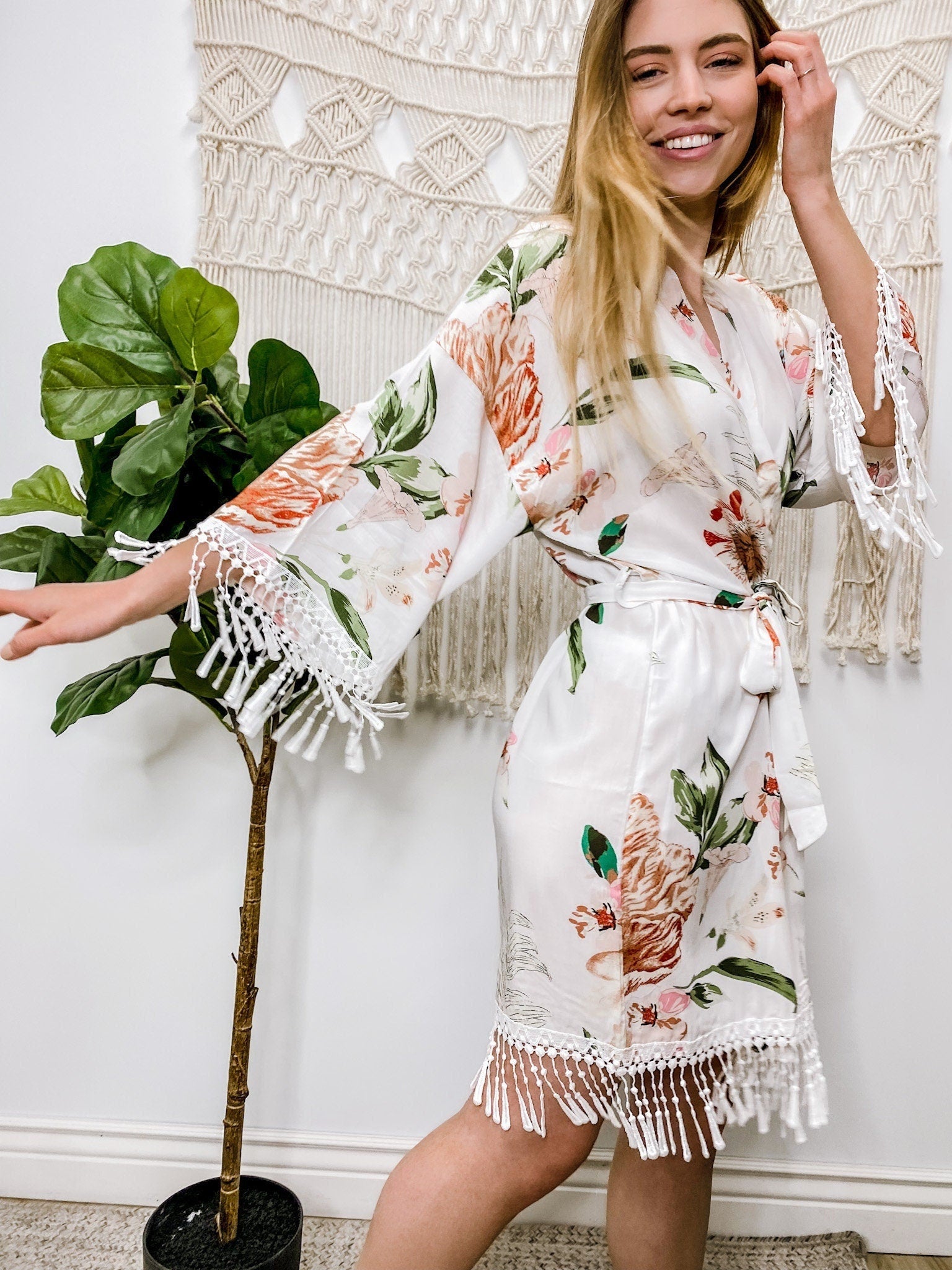 bridesmaid proposal, bridesmaid robes, bridal shower gift, bridal shower, bride gift, bridal party
gifts, bridal robe, maid of honor gift, boho dress, mother of the bride, kimono robe, gift for bride,
bride robe, tropical, destination wedding