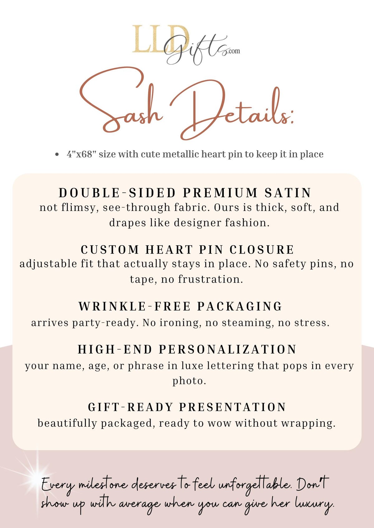 The image is a gift-ready presentation with a focus on the details of the product.
