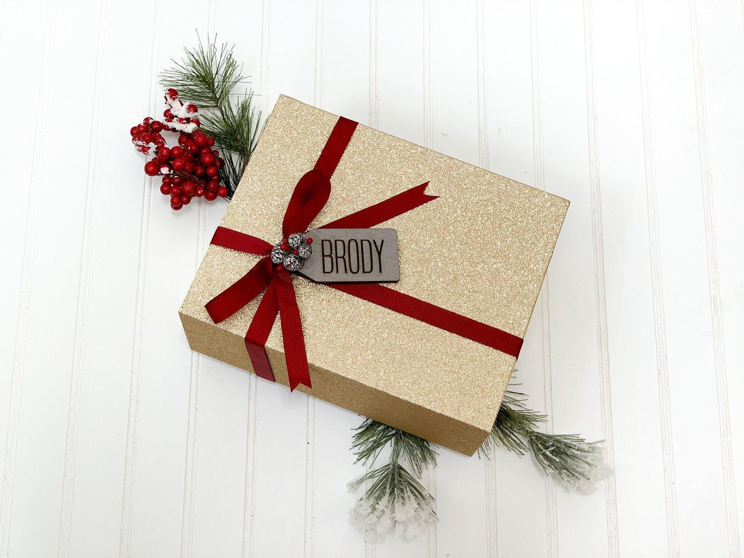 Christmas Stocking Tags - Stocking Name Tag - Personalized Stocking Tag - Wooden Christmas Tags - Personalized Tag - Wood Gift Tags