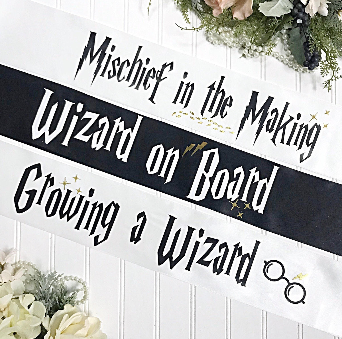 mommy to be, harry potter sash, baby shower, it&