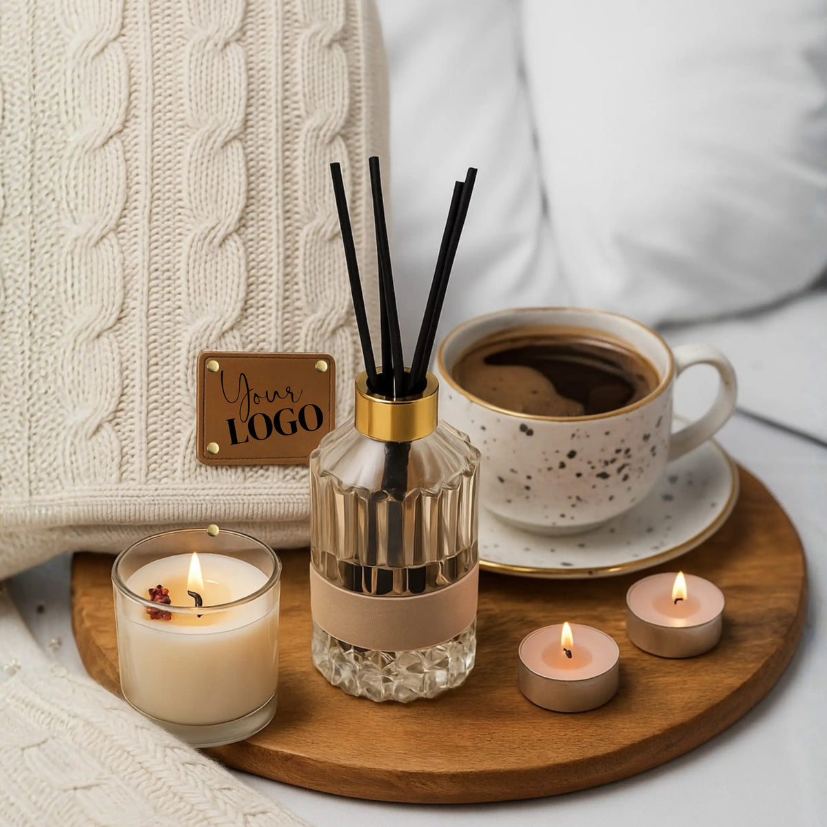 Personalized Cable Knit Blankets for Corporate Gifting – Custom Logo & Bulk Order Knit Throws LLD Gifts - Corporate