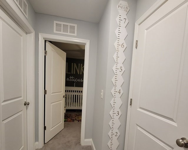 wood growth chart, hexagon growth chart, baby shower, nursery decor, baby shower gift, wall
hanging, 1st birthday gift, growth chart, baby boy gift, baby girl gift, first birthday, wall decal,
wood sign