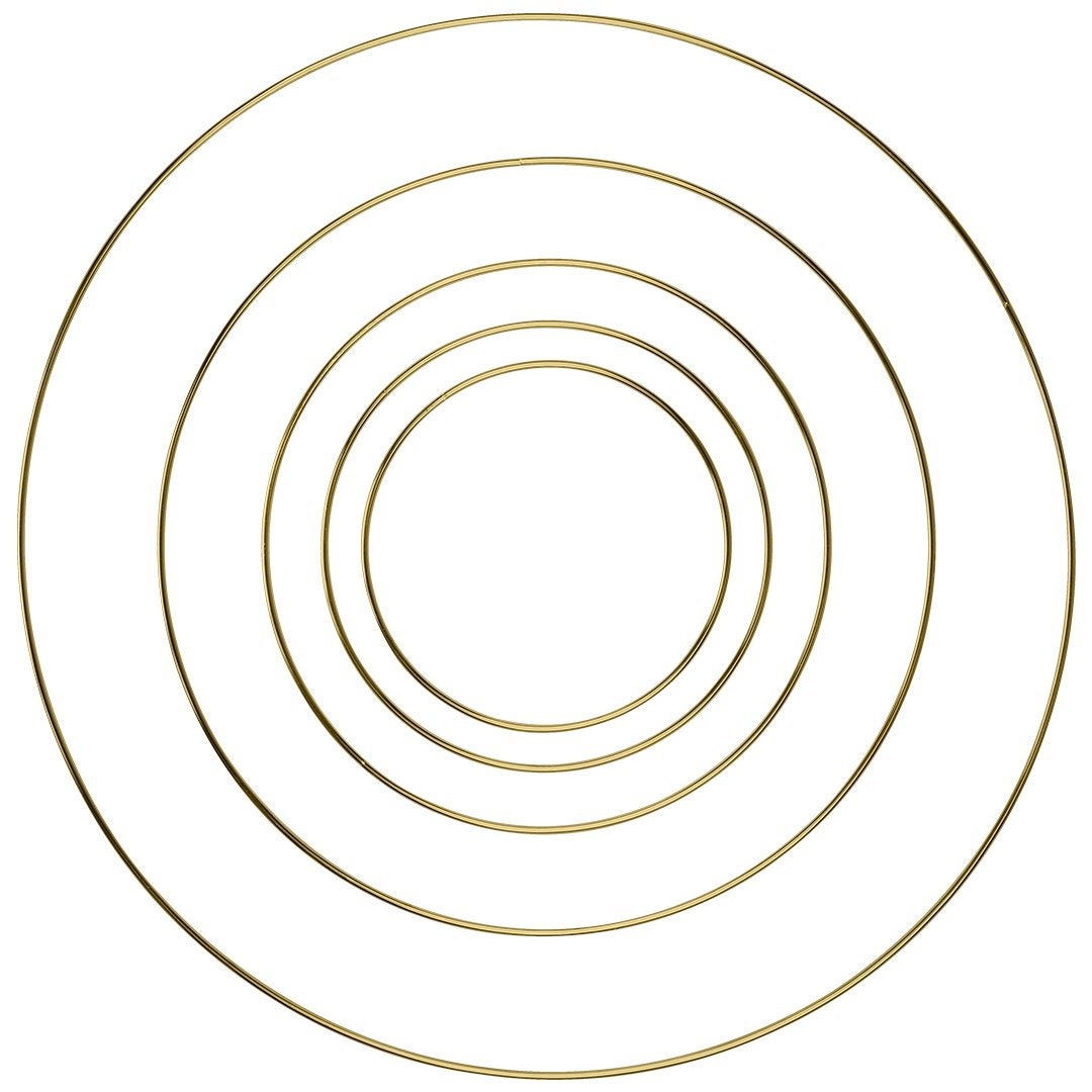 DIY Gold Hoop