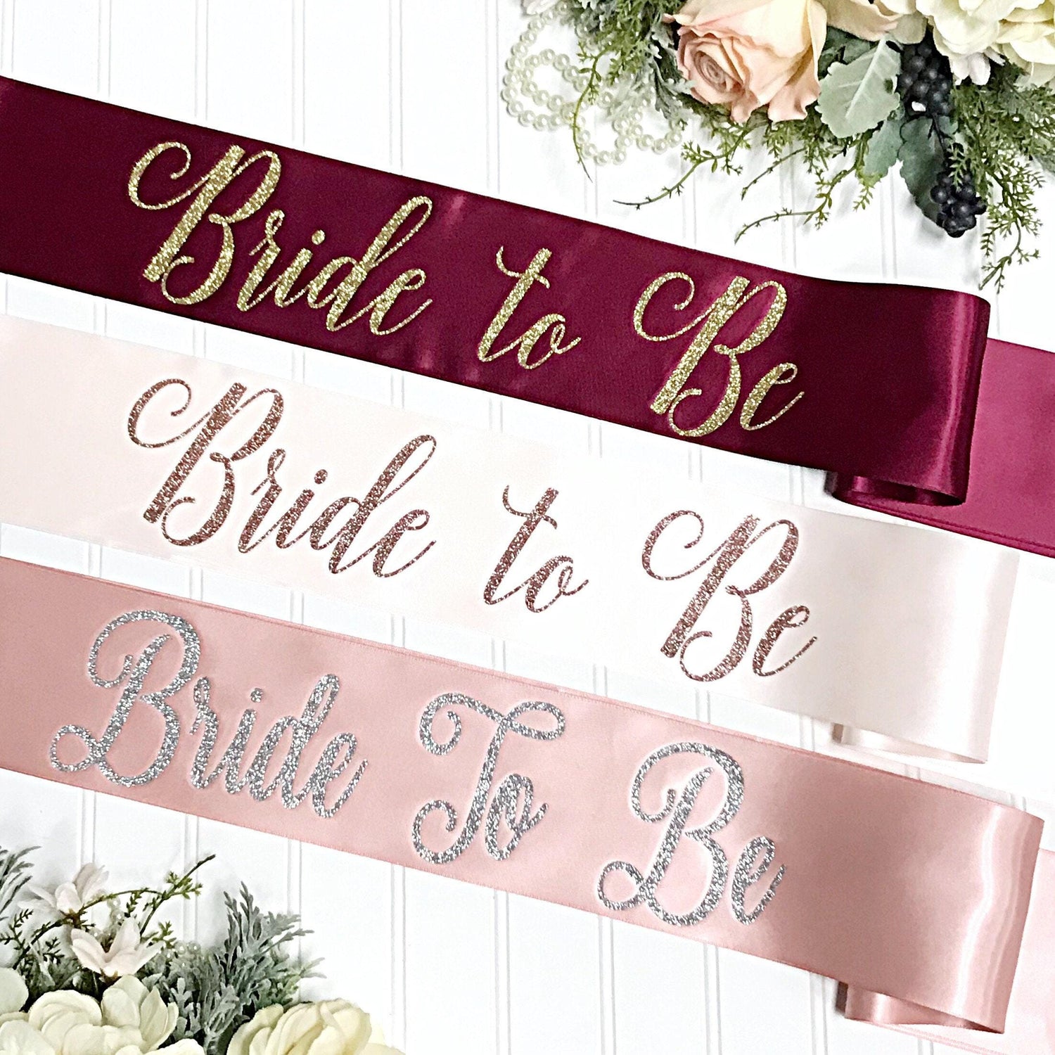 Bride To Be Sash  Bachelorette Sash  Satin