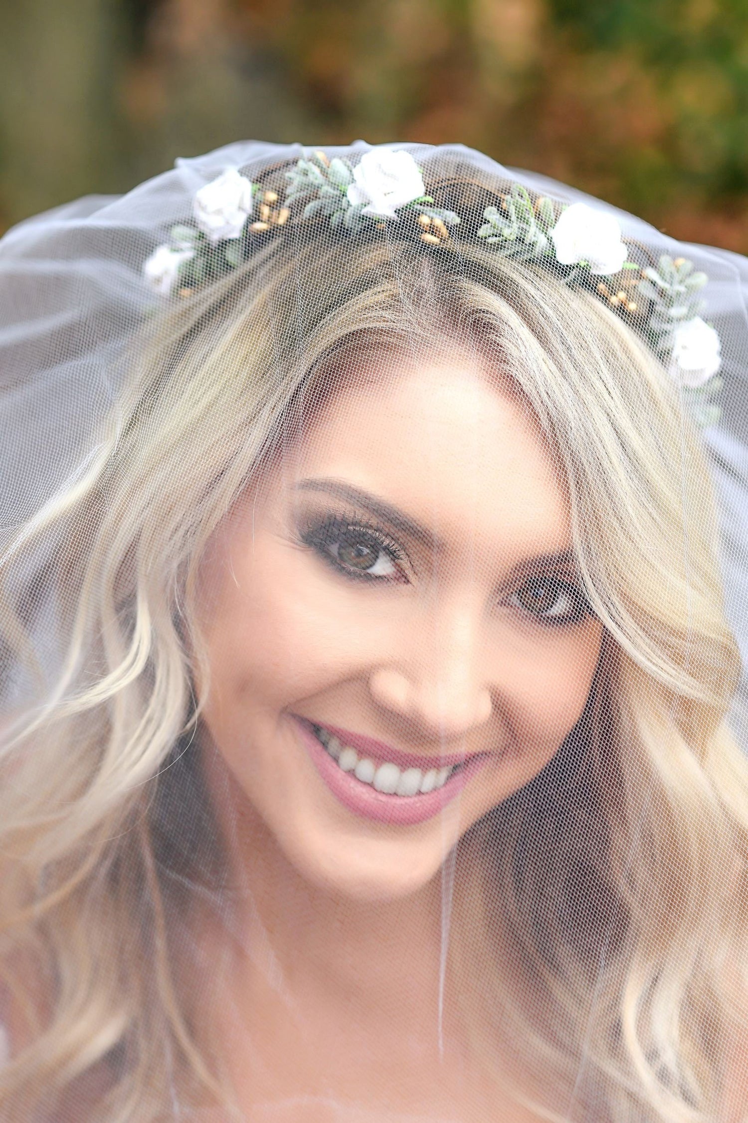 Boho Flower Crown: Rustic Wedding Headpiece, Fairycore Tiara