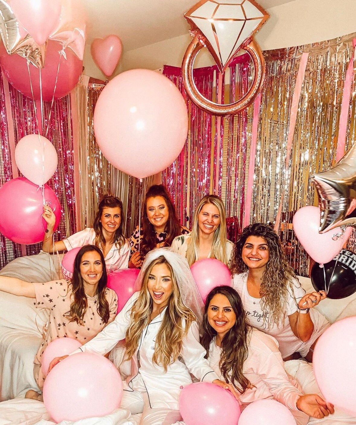 Bachelorette Veil: Bride to Be Bridal Party Accessory