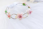 gifts for mom, gifts for her, hair accessories, flower girl dress, baby shower gift, flower crown,
artificial flowers, wedding accessories, bridal headpiece, birthday crown, wedding headband, boho bridal crown, first communion