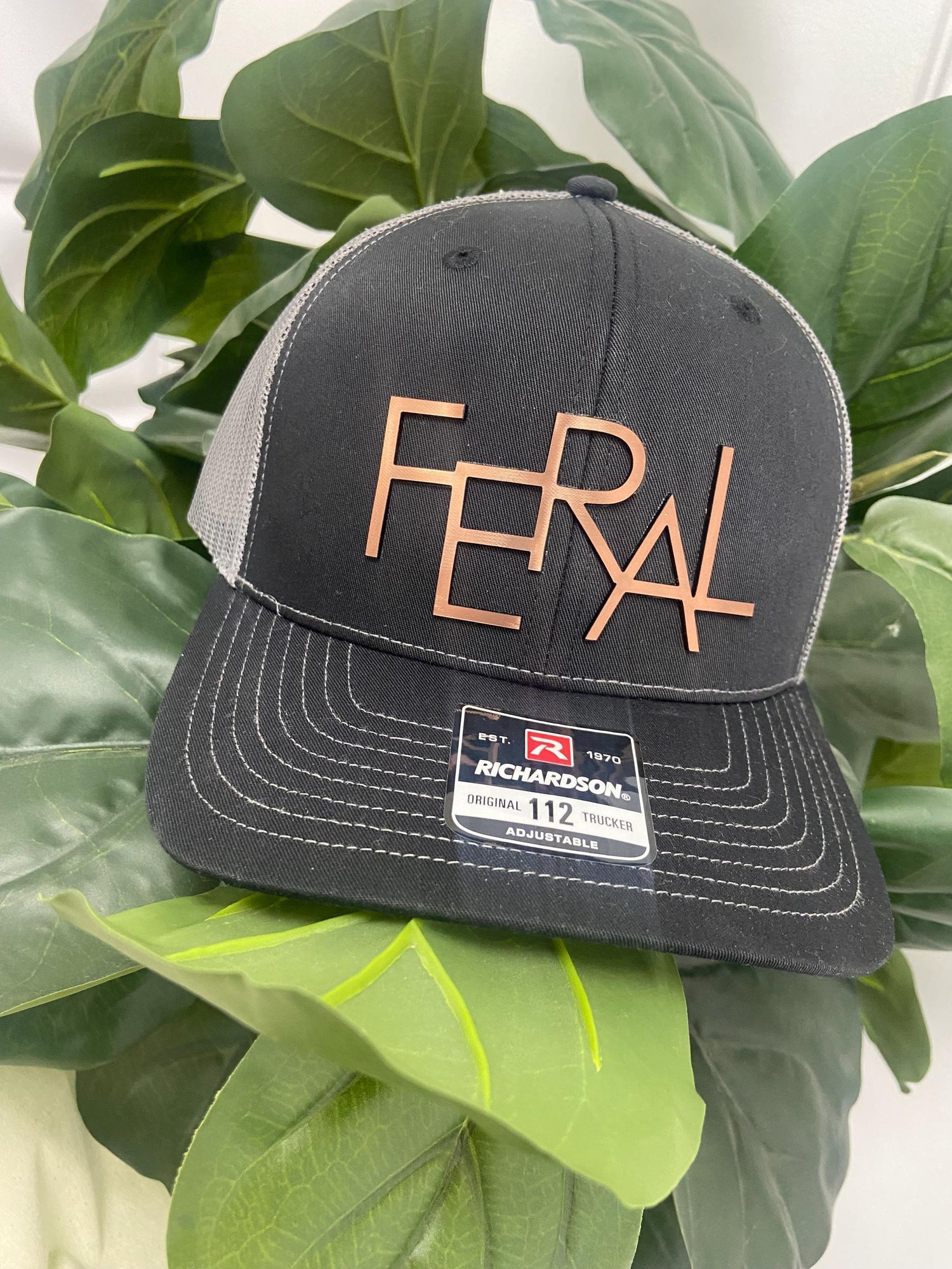 Custom Trucker Hat with Metal Patch Personalized Hat Gift for Him Gift for Her Birthday Gift Fathers Day Cap Custom Hat