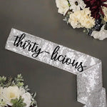 sequin birthday sash, rose gold sequin birthday sash, birthday 21st birthday sash, 30th birthday, 40th birthday