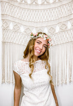 gifts for mom, gifts for her, hair accessories, flower girl dress, baby shower gift, flower crown,
artificial flowers, wedding accessories, bridal headpiece, birthday crown, wedding headband, boho bridal crown, first communion