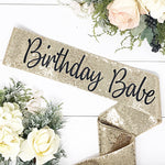 sequin birthday sash, rose gold sequin birthday sash, birthday 21st birthday sash, 30th birthday, 40th birthday