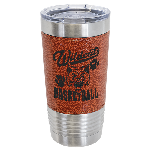 Personalized Leather Tumbler 20oz