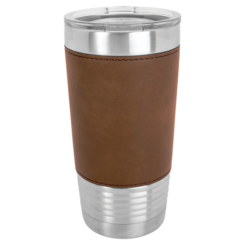 Personalized Leather Tumbler 20oz