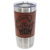 Personalized Leather Tumbler 20oz