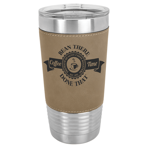 Personalized Leather Tumbler 20oz