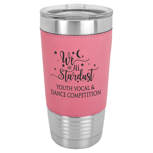 Personalized Leather Tumbler 20oz