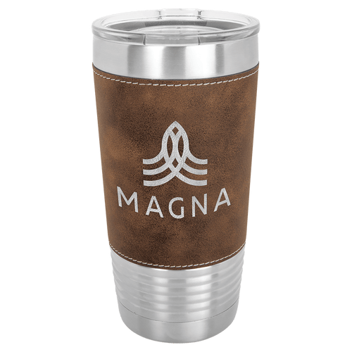 Personalized Leather Tumbler 20oz