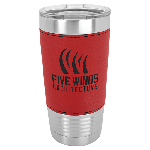 Personalized Leather Tumbler 20oz