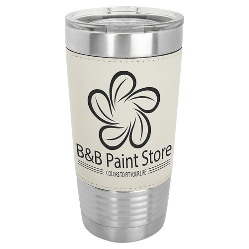 Personalized Leather Tumbler 20oz