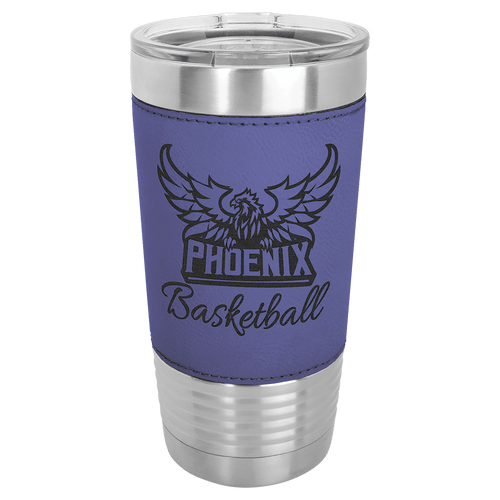 Personalized Leather Tumbler 20oz