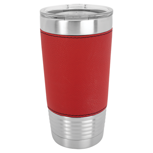 Personalized Leather Tumbler 20oz