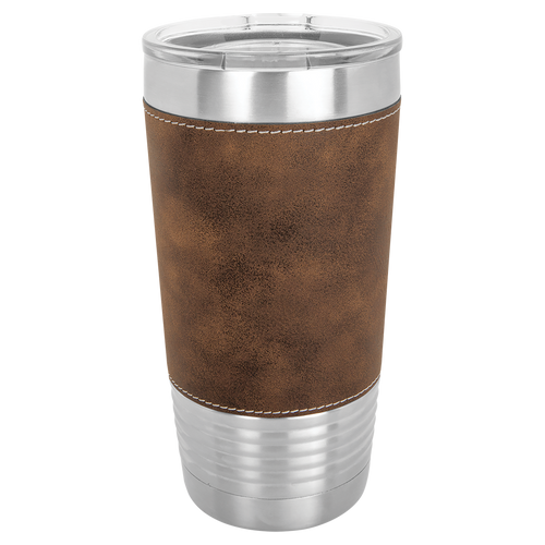 Personalized Leather Tumbler 20oz