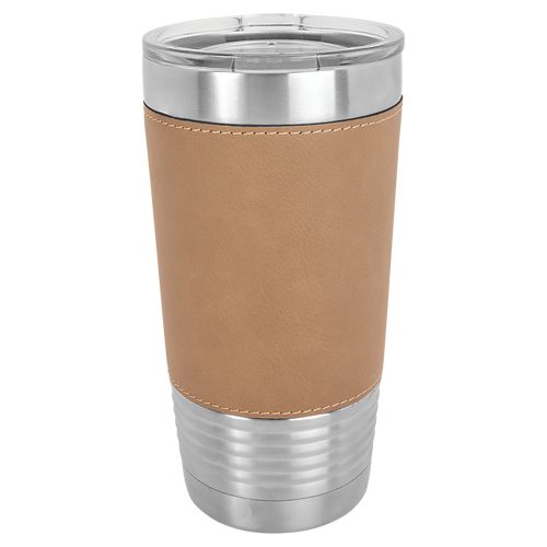 Personalized Leather Tumbler 20oz