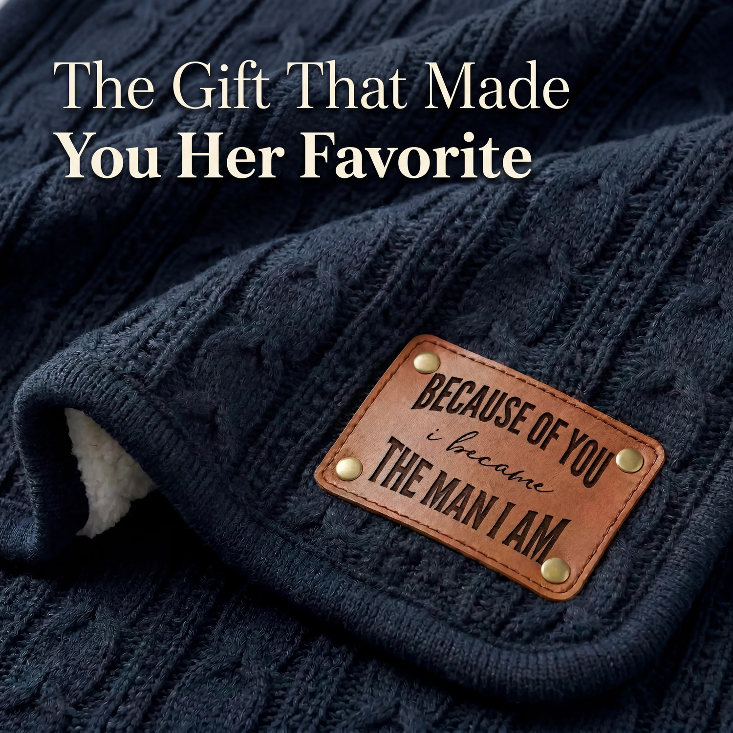 Personalized Mother's Day Blanket — Gift from Son to Mom