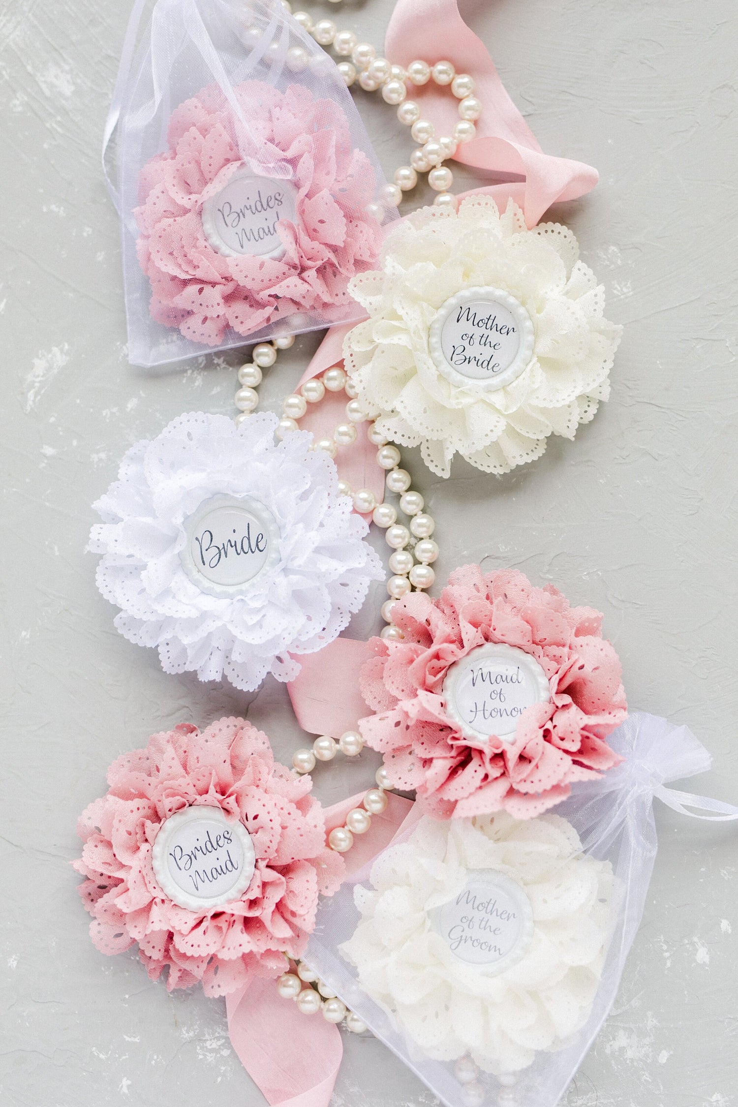 Bridal Shower Favors   Floral Pins