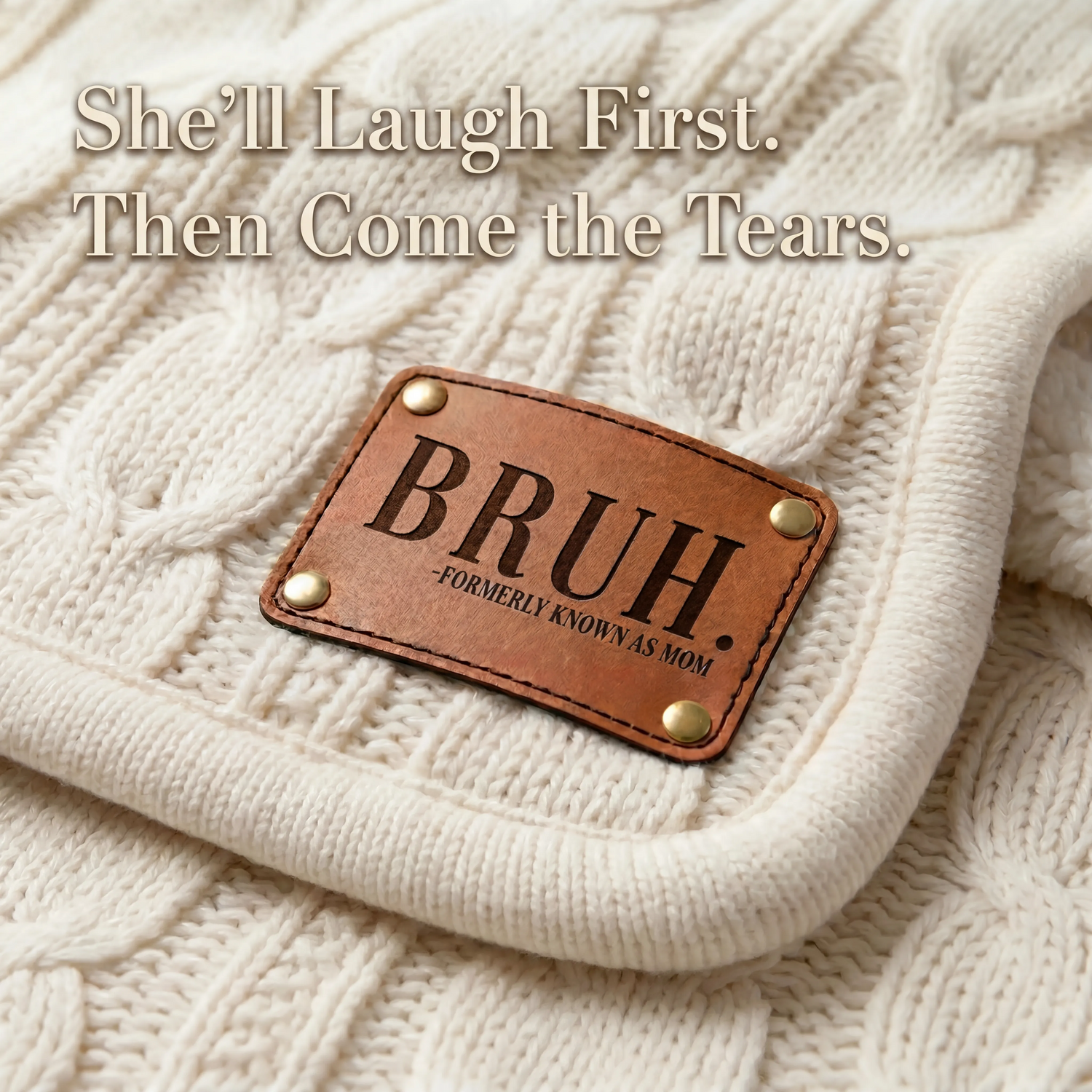 Personalized Mother's Day Blanket — Funny Gift from Teenager