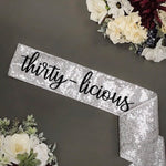 sequin birthday sash, rose gold sequin birthday sash, birthday 21st birthday sash, 30th birthday, 40th birthday
