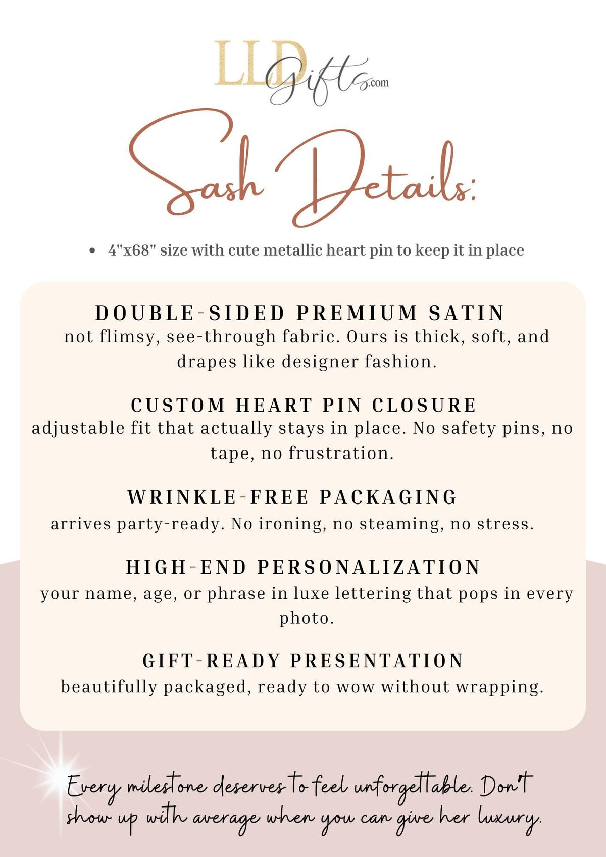 The image is a gift-ready presentation with a focus on the details of the product.