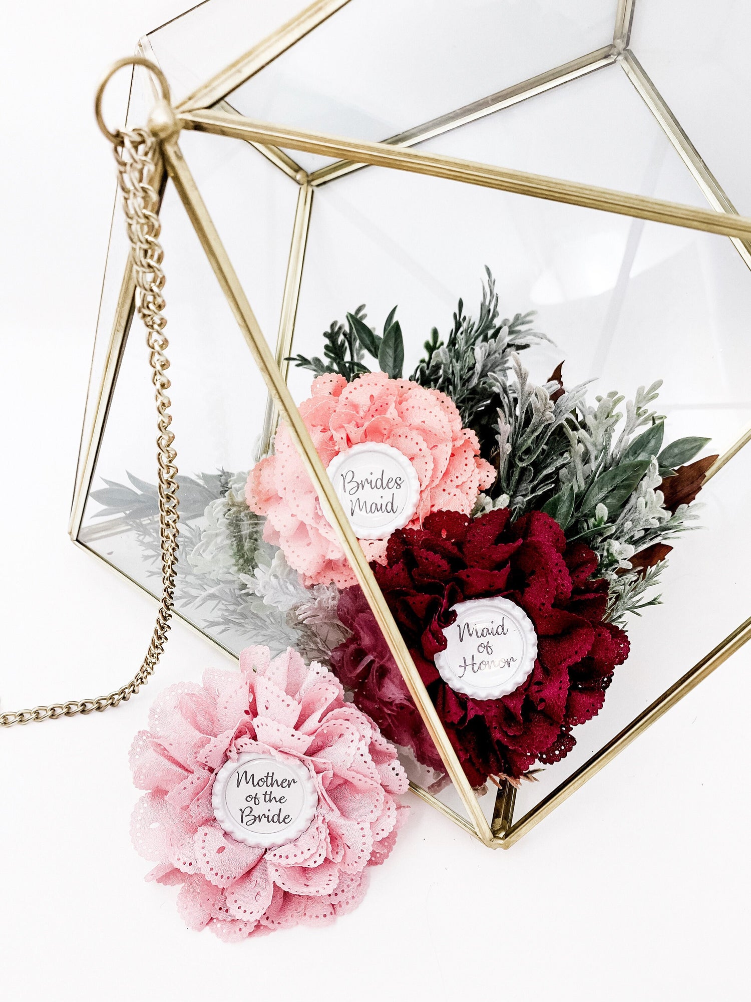 Bridal Shower Favors   Floral Pins