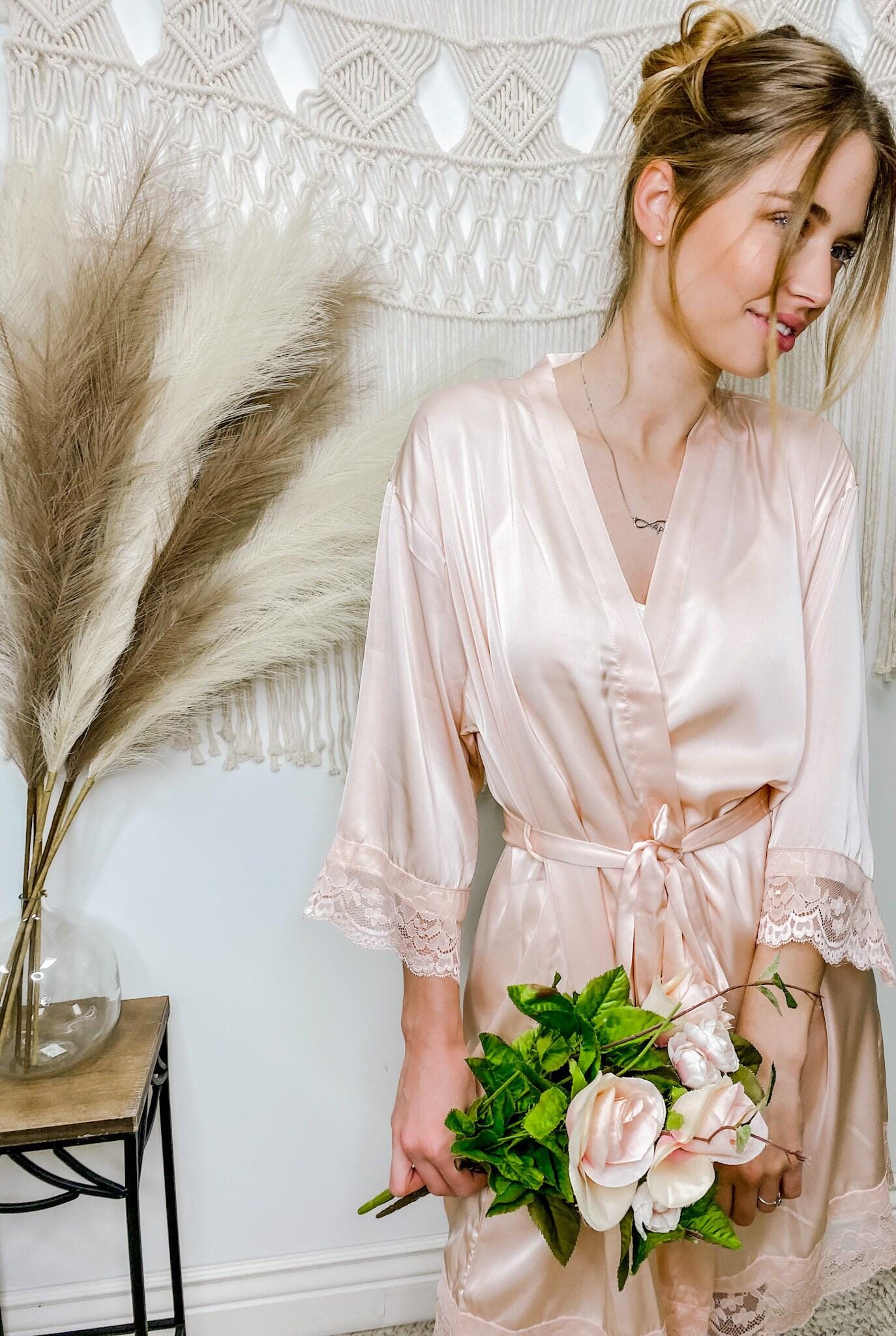 bridesmaid robes, bridal shower gift, bridal shower, bride gift, bridal party gifts, bridal robe, maid of honor gift, mother of the bride, kimono robe, gift for bride, bride robe, satin robe, satin bride robe