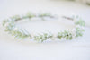 Baby's Breath Flower Crown - Flower Crown Wreath - Bridal Headpiece - Natural Wedding Hair Wreath - Style: MELISSA - LLD Gifts by Lauren Lash