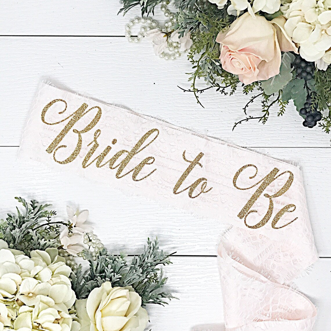 Satin & Lace Bachelorette Sash - Bachelorette Party - Bride Sash - Bachelorette Party Sash - Bridesmaid Sash - Bride Gift - Lace Sash - LLD Gifts by Lauren Lash