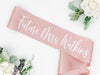 Satin Future Mrs. Sash - Bachelorette Sash - Bachelorette Party - Bridal Shower Sash - Bride Gift - Bachelorette Party Accessories - LLD Gifts by Lauren Lash