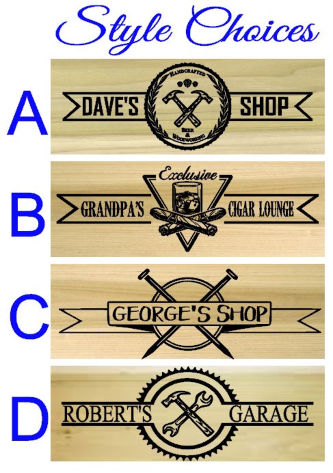 Gift - Man Cave - Shop Sign - Gift for Dad - Gift for Husband - Beer Brewing - Hops - Keg Gift - Home Brew - - LLD Gifts by Lauren Lash