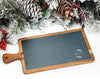 Personalized Grilling Set Rugged Slate & Wood Charcuterie Board - Cutting Board - Corporate Gift - Wood Anniversary - Grilling Tongs - LLD Gifts by Lauren Lash