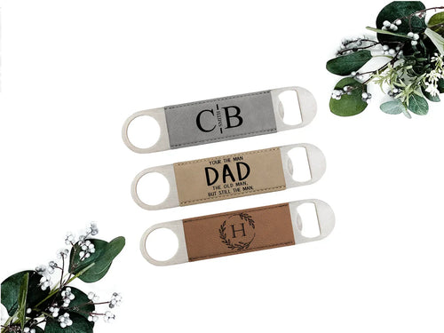 Personalized Bottle Opener, Custom Bottle Opener, Groomsman Gift, Gift For Him, Beer Bottle Opener, Personalized Gift for Dad - LLD Gifts by Lauren Lash