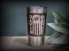 Leather Tumbler - Personalized Gift for Dad - Personalized Tumbler - Engraved Tumbler - Gift for him - Sports Mug - Beer Mug - LLD Gifts by Lauren Lash