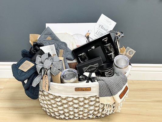 Ultimate Personalized Housewarming Gift Basket - LLD Gifts by Lauren Lash