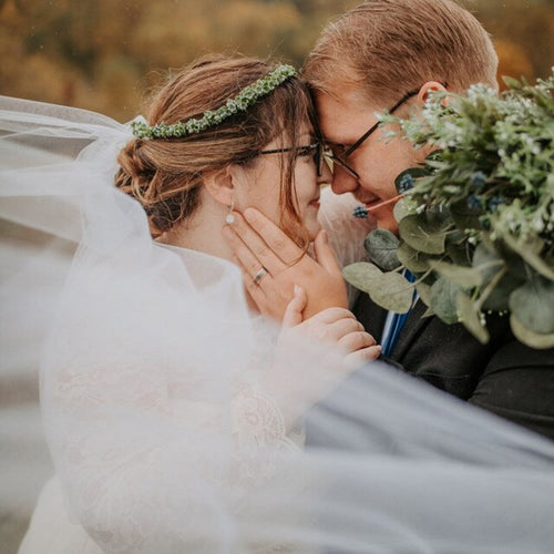 Baby's Breath Flower Crown - Flower Crown Wreath - Bridal Headpiece - Natural Wedding Hair Wreath - Style: RIAN - LLD Gifts by Lauren Lash