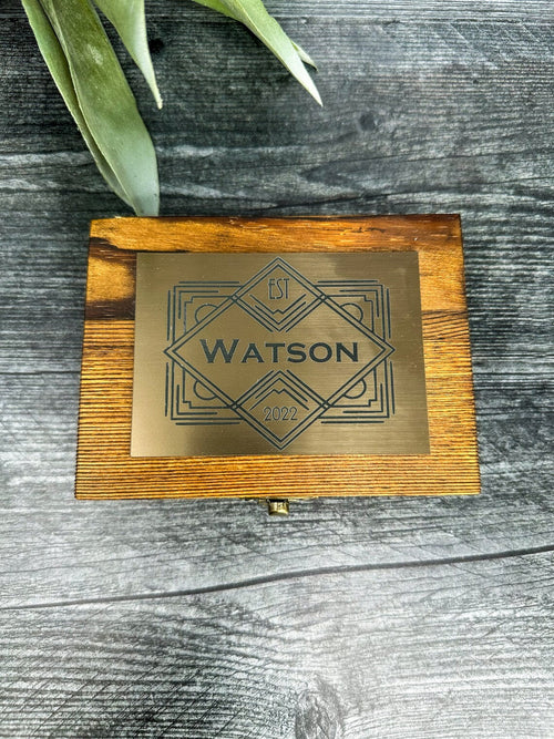 Whiskey Stones, Gifts For Him, Personalized Whiskey Stones, Engraved Wood Box, Bar gift, Whiskey Lover gift - LLD Gifts by Lauren Lash