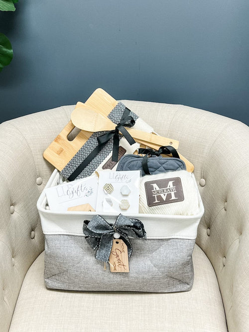 Personalized Gift Basket - "That's A Wrap" - LLD Gifts by Lauren Lash