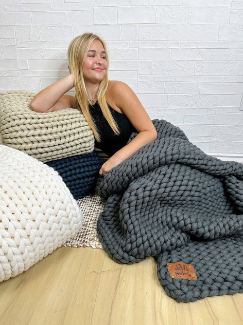 CHUNKY Knit Blanket - JUMBO