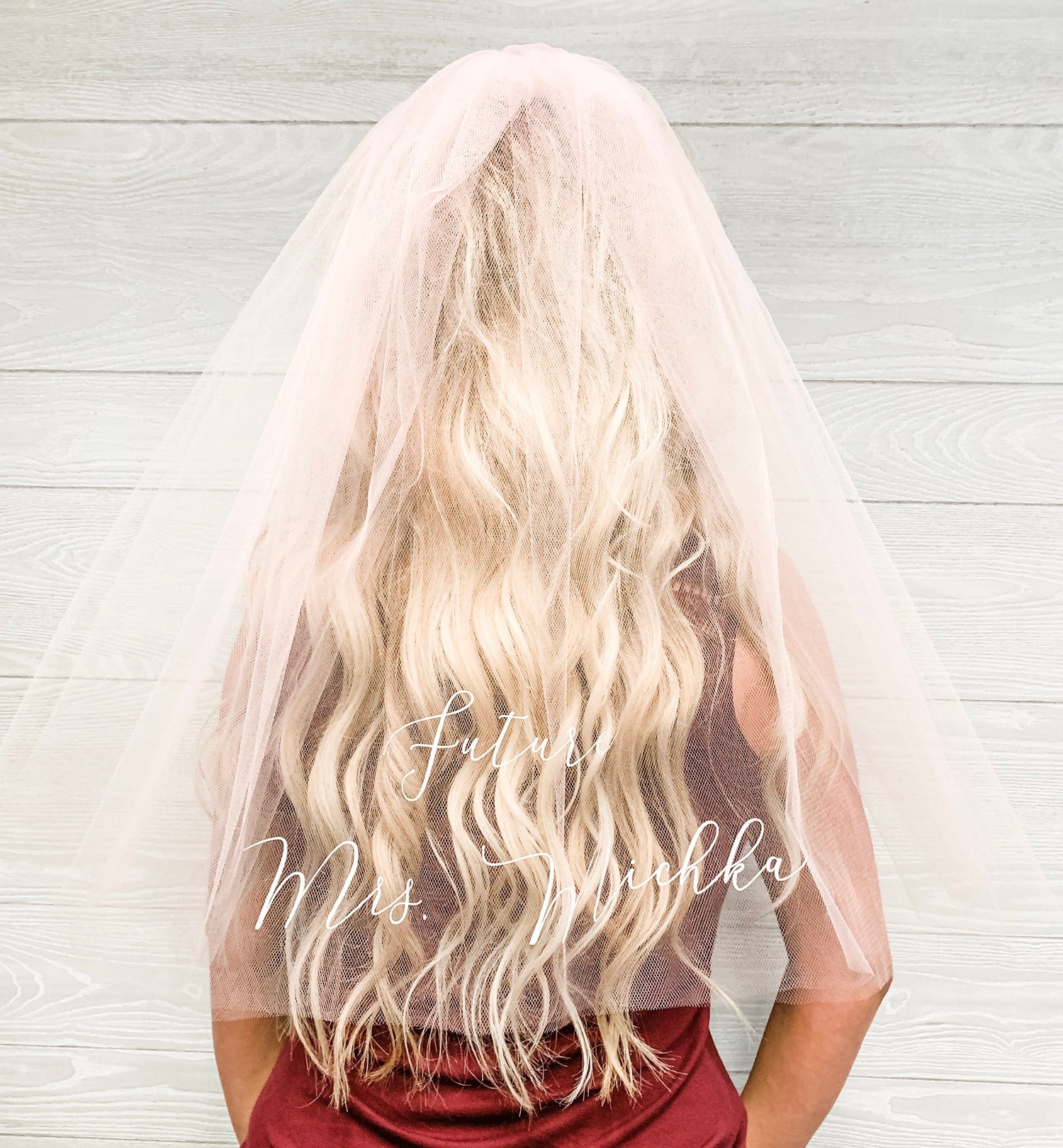 Bride Headband Veil  Bachelorette Veil